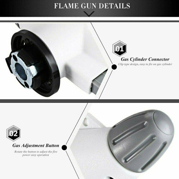 Butane Gas Torch Blow Camping Iron Welding Soldering Fire Lighter Frame Gun AU