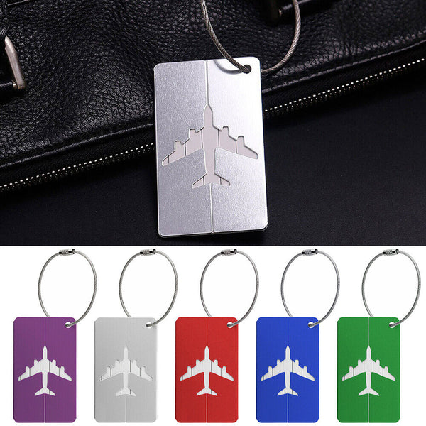 1/2/3/4/5x Luggage Tag Travel Baggage Suitcase Bag Identity Address Name Labels
