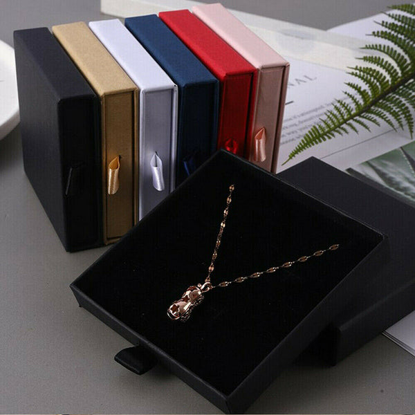 1-10PCS Jewellery Gift Boxes Necklace Ring Bracelet Bangle Earring Cardboard Box