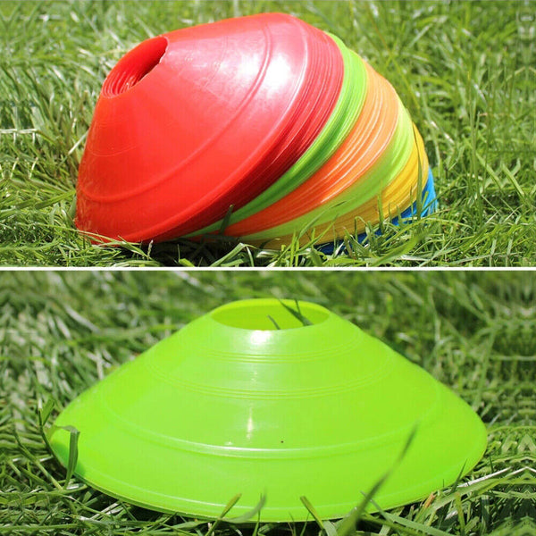 1-100Training Discs Soccer Markers Fitness Exercise Sport Cones Rugby TouchGroup