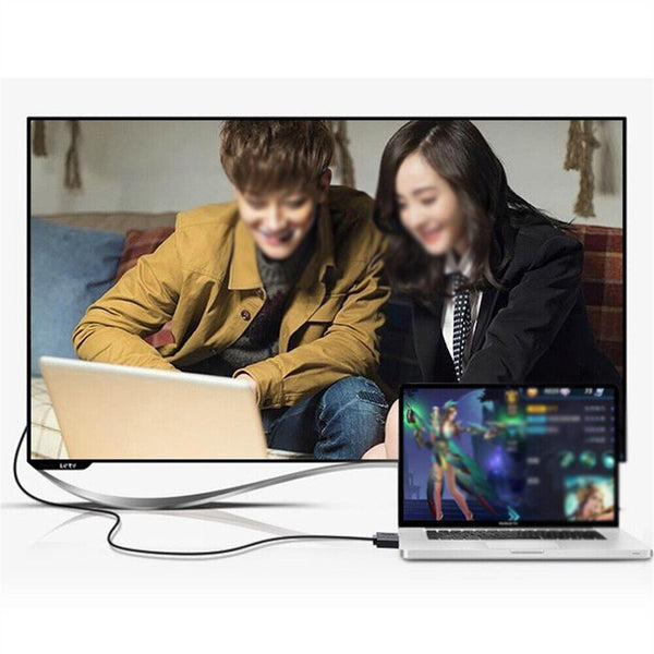 HDMI Male to VGA Male Cable Monitor Lead Full HD 1080P Converter Laptop Adapter