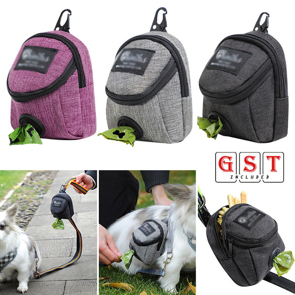 Dog Training Bag Dog Treat Pouch Pet Waste Bag Dispenser Dog Poop Bag Holders