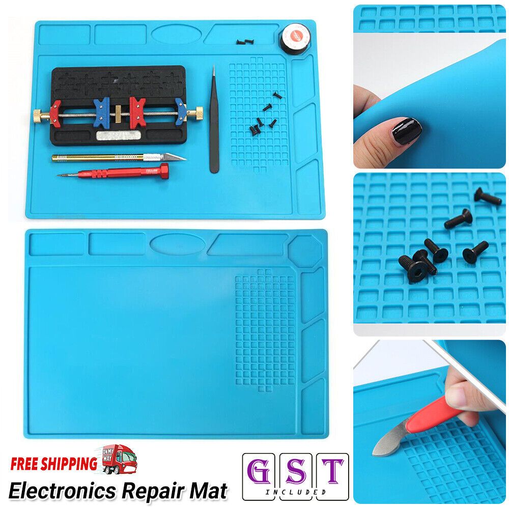 Large Electronics Repair Mat Silicone Soldering Repair Pad Work Station 32*23cm