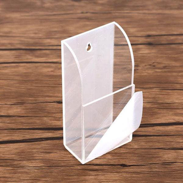 TV Remote Control Holder Wall Mount Clear Acrylic Organizer Stand Box Storage AU