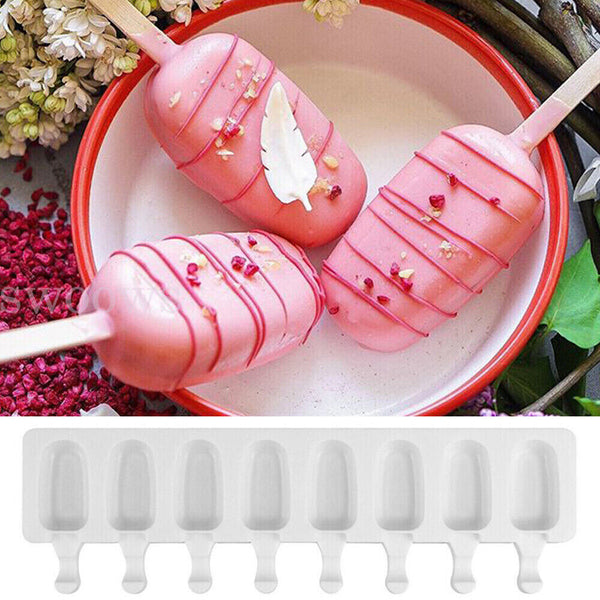 Cute Silicone Frozen Ice Cream Mold Juice Popsicle Maker Ice Lolly Mould Kids