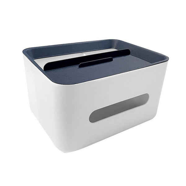 Multifunction Tissue Box Cover Table Napkin Paper Case Holder Storage Organizer