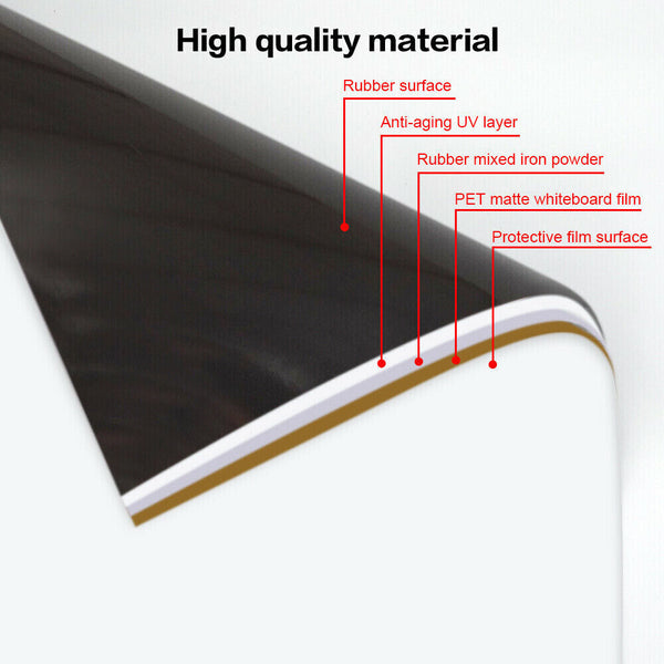 A3 Soft Magnetic Whiteboard for Fridge 400X300MM with 3 markers & an Eraser