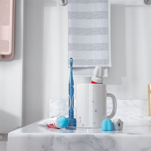 5/10x Silicone Toothpaste Cap Self-sealing Squeezer Toothpaste Pump Dispenser