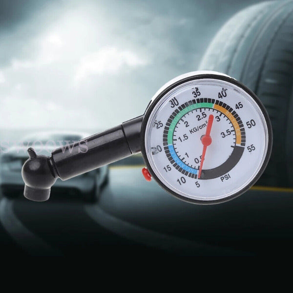 Tire Pressure Guage Dial Car Bike Truck Auto Air PSI Meter Tester Tyre Gauge