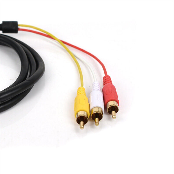 1.5m HDMI Male to 3 RCA Video Audio Converter Component AV Adapter Cable AU