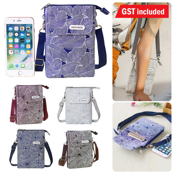 Women Small Cross-body Cell Phone Case Shoulder Bag Purse Pouch Handbag Wallet