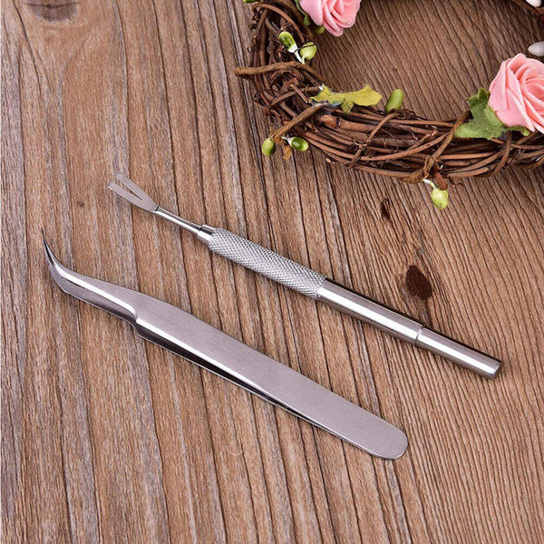 3pcs Pet Cat Dog Tick Remover Tool Stainless Steel Fleas Tweezers Clip Kit Set