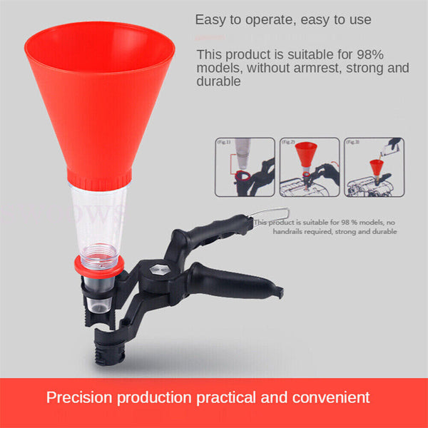 Universal Funnel Oil Funnel Set 125mm Opening 265mm Length Replacement Vehicle