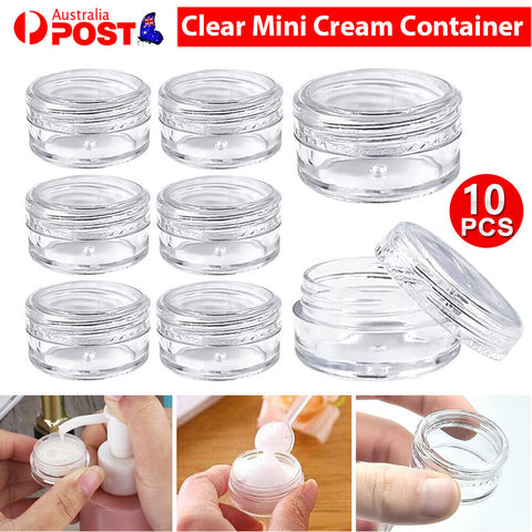 100/200 Mini Sample Bottle Cosmetic Makeup Jar Pot Face Cream Lip Balm Container