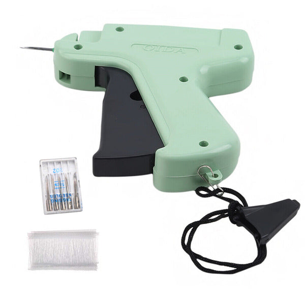 Clothes Garment Price Label Tagging Tags Gun Machine+1000 Glue Needles+5 Needles