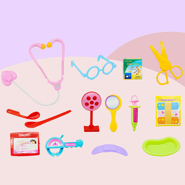 Play Educational Doctor Case Kit Medical Set Hospital Supply Toy Kids Boys Girls