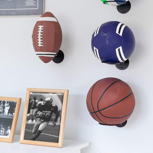 1-3x Sports Ball Holder Basketball Display Storage Rack Garage Wall Mounted AU