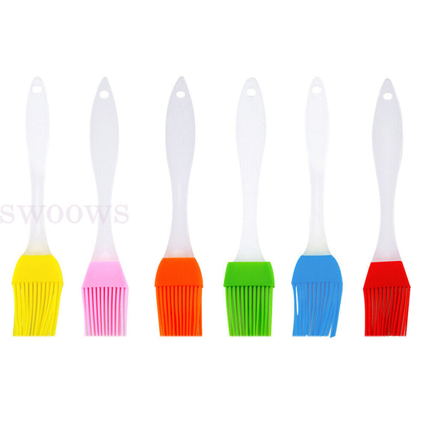 4pcs Silicone Butter Bread Basting Brush BBQ Baking Brush Kitchen Cooking