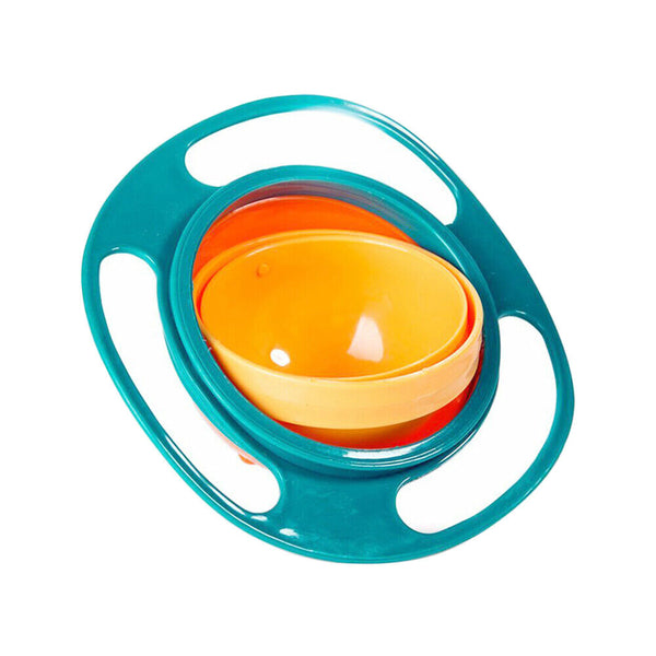 Baby Kids Feeding Bowl Magic 360 degree Rotating Gyro Toddler Infants No Spill