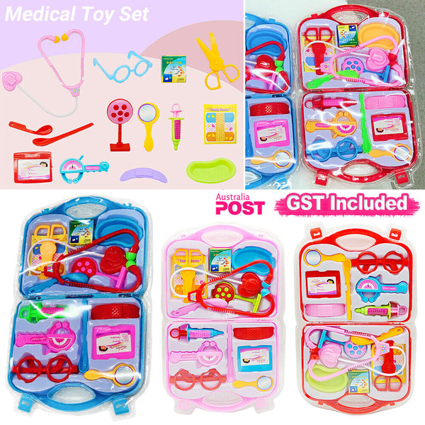 Play Educational Doctor Case Kit Medical Set Hospital Supply Toy Kids Boys Girls