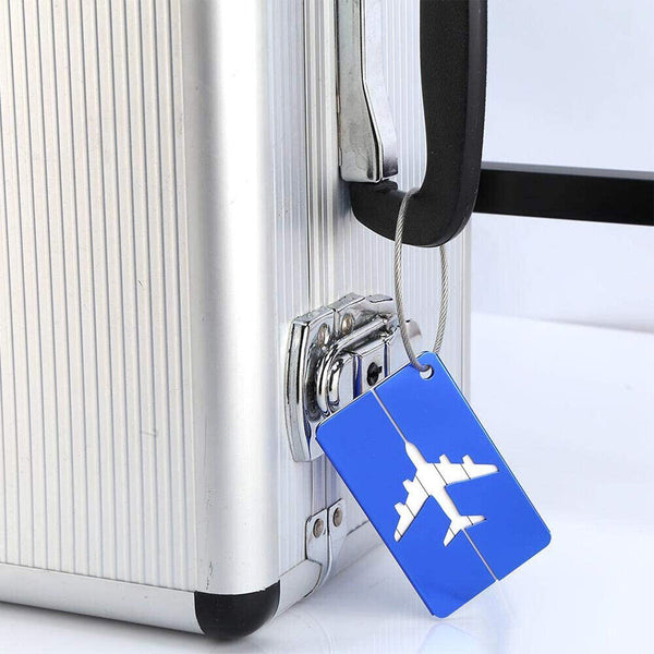 1/2/3/4/5x Luggage Tag Travel Baggage Suitcase Bag Identity Address Name Labels