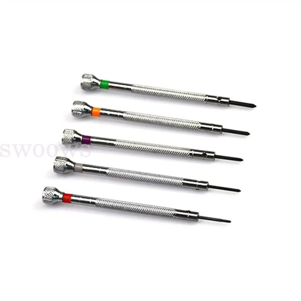 13PCS 0.6-2.0mm Slotted Cross Screwdriver Set Watchmakers Watch Repair Tools