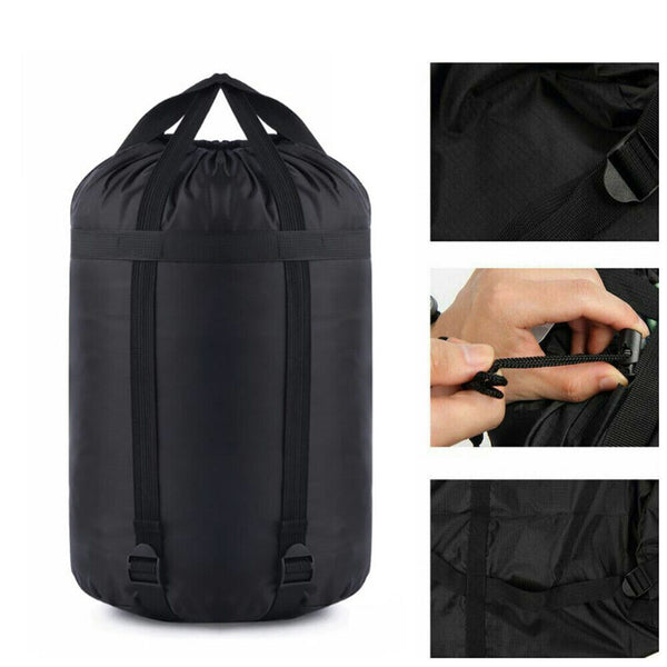 1/2Compression Sack Sleeping Bag Cover Pouch Clothing Outdoor Camping Waterproof
