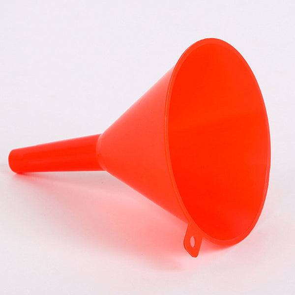 4Pcs Red Medium Liquid Plastic Funnel kitchen Funnel Set Variety Large Small AU