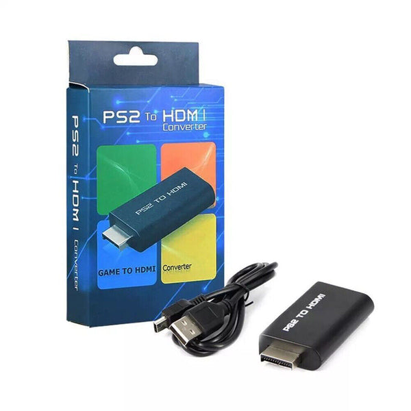 New PS2 to HDMI Video Converter Composite AV to HDMI PlayStation 2 HD Adapter