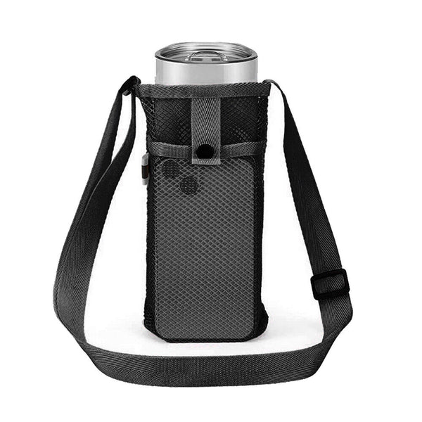 Water Bottle Holder Water Bottle Carrier with Adjustable Shoulder Strap Bag