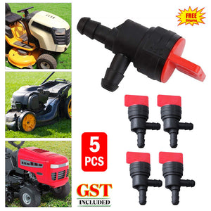 5x Inline Fuel Tap Valve 90 degree Ride On Mowers Lawn Mowers For Briggs Honda