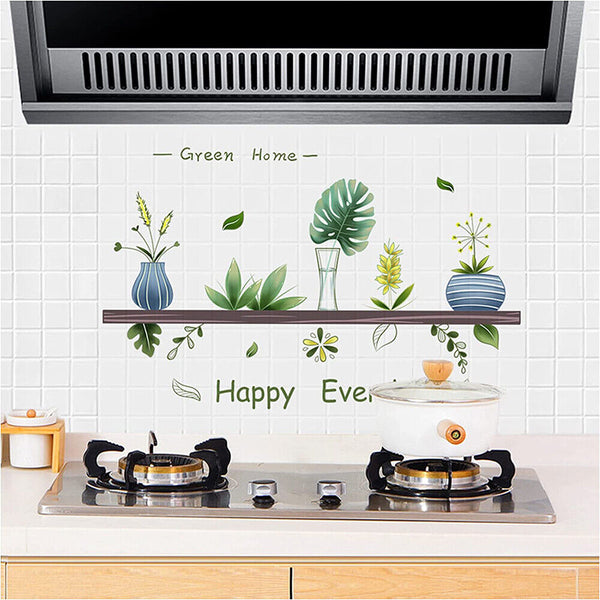 Kitchen Desk Home Decor Transparent Backsplash Waterproof Oil Proof Wall Sticker