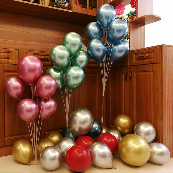 3/6/12 Set 70 cm Balloon Column Set Upright Base Stand Holder Wedding Party Deco