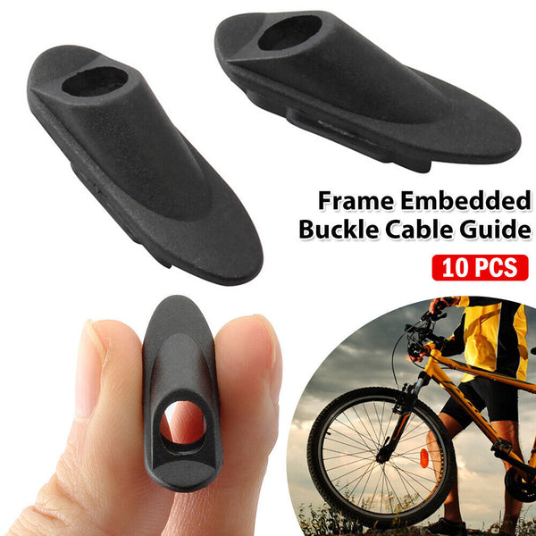 10PCS Frame Embedded Buckle MTB Road Bike Bicycle Brake Hose Shifter Cable Guide