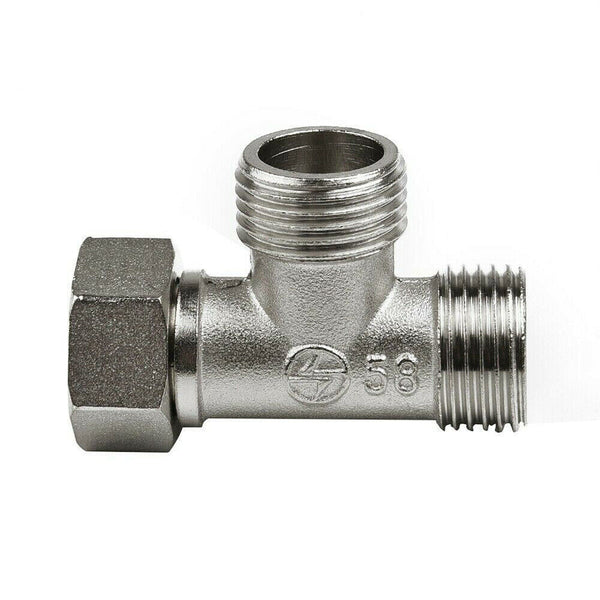 T-adapter 3 Ways Valve For Diverter Toilet Bidet Bath Shower Sprayer Head Parts