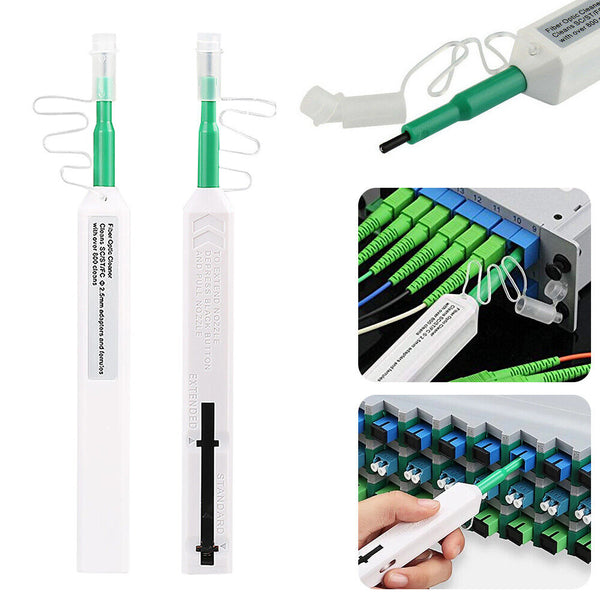2.5mm Optic for One-Click Cleaner Pen Tool Adapter Connector AZ Fiber SC ST FC