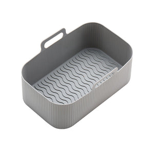 Liner Non-Stick Reusable Baking Tray For Air Fryer Silicone Basket AU