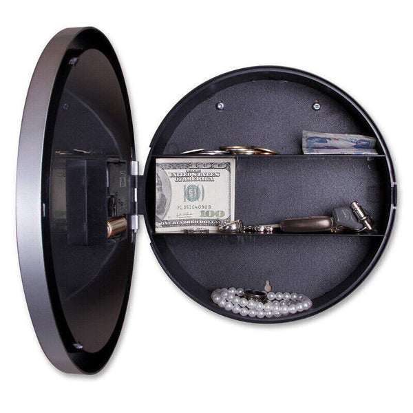 Security Money Cash Compartment Stash Box Clock Safe Hidden Wall Secret Jewelry