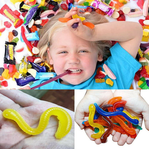 Gummie Snake Mold DIY Edible Gummy Snakes Lollies Candy Lolly Silicone Mould