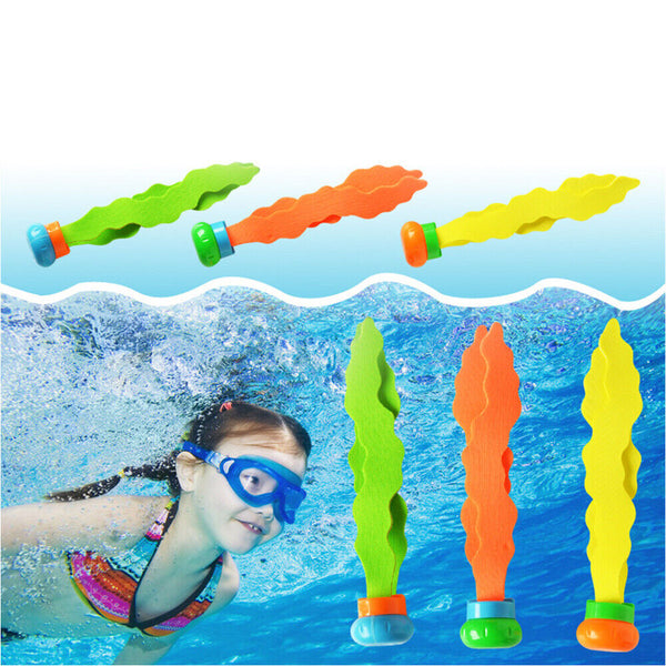 Underwater Swim Pool Diving Toys Summer Swimming Dive Toy Sets Water RIng Sticks