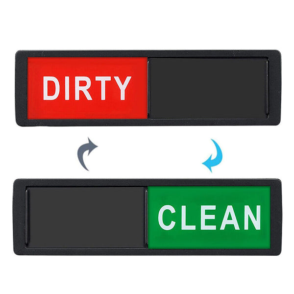 New Clean Dirty Dishwasher Magnet Sign Magnetic Indicator Easy Read Non-Scratch