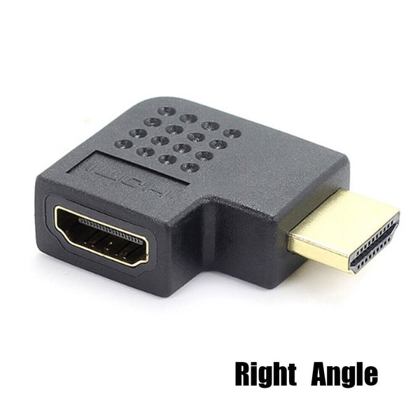 Left/Right Angle HDMI Male to HDMI Female 90 Degree Connector Adapter Converter