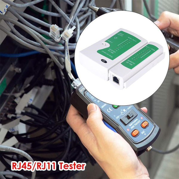 Network Cable Tester RJ45 RJ11 RJ12 CAT5/6 UTP LAN Cable Tester Detector Remote