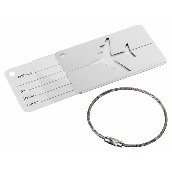 1/2/3/4/5x Luggage Tag Travel Baggage Suitcase Bag Identity Address Name Labels