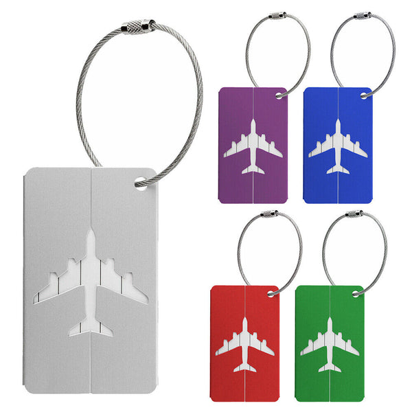 1/2/3/4/5x Luggage Tag Travel Baggage Suitcase Bag Identity Address Name Labels