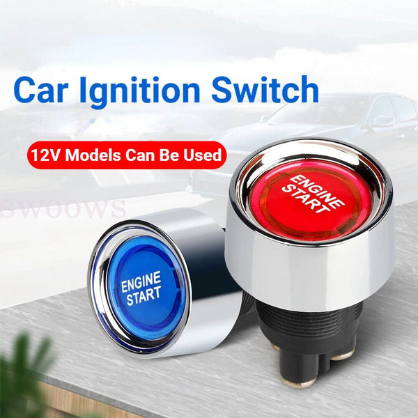 Universal 12V Car Engine Start Push Button On/Off Switch Ignition Starter