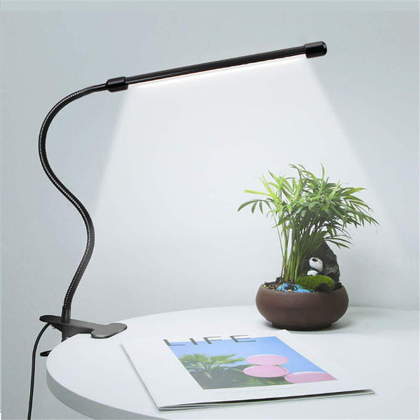 Clip On Desk Lamp Table Light Bedside Night Reading Led Eye Care USB Dimmable AU