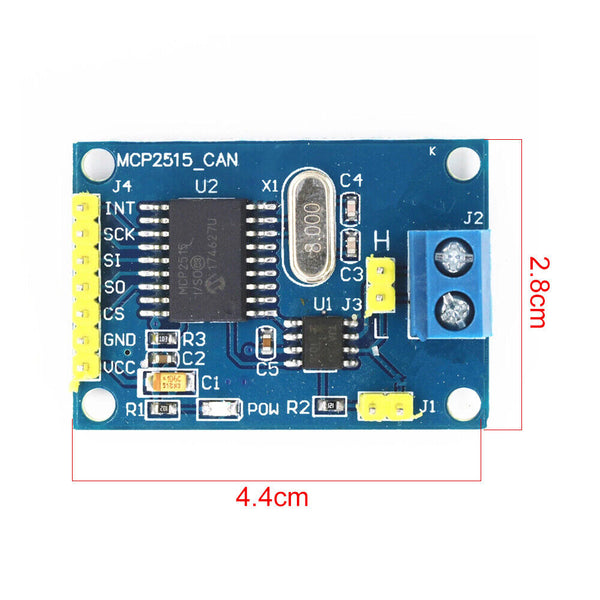 1/2PCS MCP2515 CAN Bus Module TJA1050 Receiver SPI for Arduino 51 MCU Controller