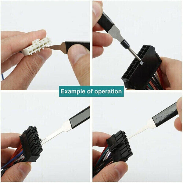 100PCS/Set Terminal Removal Tool Box Pin Extractor Electrical Wire Connector Kit