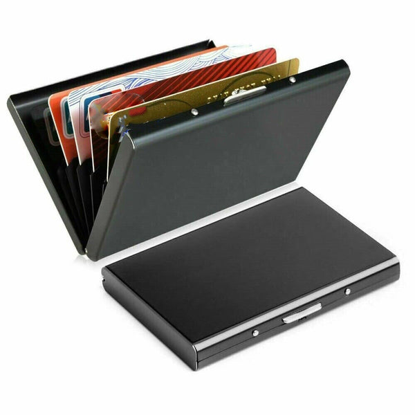 RFID Blocking Stainless Slim Wallet ID Credit Card Holder Case Protector Purse